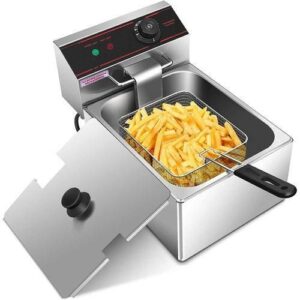 Product details The product is made strong for commercial purposes. It has a strong heater that can withstand working for long hours. It is capable of frying all kinds of fast foods or snacks, it has as heat regulation system which makes it the best to use during frying since all foods have a different cooking point. Specifications Key Features The product is affordable It is strong and durable for commercial use Easy to clean It has a strong drainage net for removing It has a heat resistor handle - Top Home Appliances Ug Product details The product is made strong for commercial purposes. It has a strong heater that can withstand working for long hours. It is capable of frying all kinds of fast foods or snacks, it has as heat regulation system which makes it the best to use during frying since all foods have a different cooking point. Specifications Key Features The product is affordable It is strong and durable for commercial use Easy to clean It has a strong drainage net for removing It has a heat resistor handle