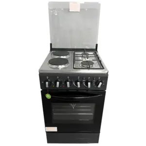 Key Features: - Oven light for enhanced visibility - Stainless steel construction for durability - 2 gas burners for precise flame control - 2 electric burners for efficient heat distribution - Rotisserie function with chicken stick for succulent roasted meats - 5-year warranty for peace of mind