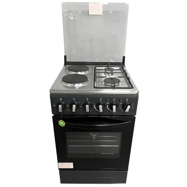 Key Features: - Oven light for enhanced visibility - Stainless steel construction for durability - 2 gas burners for precise flame control - 2 electric burners for efficient heat distribution - Rotisserie function with chicken stick for succulent roasted meats - 5-year warranty for peace of mind