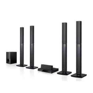 LG 1000W 5.1Ch DVD Home Theatre System, 4 Tall Boy