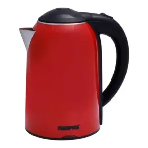 Concealed heating element, safety and easy cleaning AC: 220-240V, 50/60Hz, 1800W Product size: 22x17x25.5cm Safe material & large capacity Double wall structure Quickly boiling , temperature controller 360 DEGREE ROTATIONAL, ERGONOMIC HANDLE Safe with Auto Shut Off.