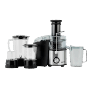 GEEPAS 800W JUICE EXTRACTOR GREAT POWER BUT QUIET WORK - Powerful 800W motor helps to quickly and efficiently turn fruits and vegetables into a delicious juice.