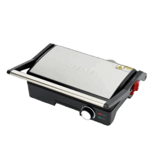 The Geepas GGM5394 Stainless Steel Grill Maker is a sleek and durable kitchen appliance designed to provide you with the perfect grilling experience.