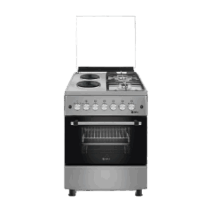 Product details 60 X 60cm 2 Gas Burner + 2 Electric Plate Premium Cooker with Electric Oven – Stainless Steel – Made in Turkey (3YR WRTY) Experience the perfect combination of style, durability, and performance with the SPJ 2 Gas Burner + 2 Electric Plate Cooker – a premium quality appliance made in Turkey, designed for modern kitchens and serious home chefs. Crafted with a full stainless steel body, this cooker not only adds a sleek, polished look to your kitchen but also offers unmatched resistance to rust, stains, and heat damage – ensuring long-lasting performance and effortless cleaning. Whether you're preparing family meals or hosting guests, this SPJ cooker delivers efficiency and flexibility, featuring three high-performance gas burners, one electric hot plate, and a spacious gas oven with a glass door and interior lighting for convenient baking and roasting. Key Features: ✅ Premium Turkish-Made Quality – Manufactured to high European standards for superior reliability and durability. ✅ Stainless Steel Finish – Sleek, rust-resistant body that’s easy to clean and stylish in any kitchen. ✅ 2 Gas Burners + 2 Electric Plate – Enjoy the flexibility of gas and electric cooking on a single appliance. ✅ Spacious Gas Oven – Even heat distribution with an oven light and viewing window for convenient monitoring. ✅ Glass Lid & Control Panel – Tempered glass top doubles as a splash guard and adds to its elegant design. ✅ Easy-to-Use Knob Controls – Smooth-turn knobs for precise flame and oven temperature regulation. ✅ Built-in Safety Features – Flame failure device ensures peace of mind in case the flame goes out unexpectedly. ✅ Energy Efficient – Designed to consume less gas while providing optimal performance. Why Choose SPJ? SPJ is a trusted premium brand known for its innovative, long-lasting home appliances. With this gas cooker, you’re investing in quality craftsmanship, elegant design, and reliable performance — a perfect fit for any modern kitchen. Ideal for: Home kitchens, small restaurants, apartments, or anyone seeking a dependable, high-quality cooking appliance. Specifications Key Features Brand: SPJ Origin: Made in Turkey Body Material: Full Stainless Steel Number of Burners: 2 Gas + 2 Electric Plate Oven Type: Electric Control: Manual Knobs Oven Viewing Window: Yes Safety Features: Flame Failure Device Lid: Tempered Glass Top Cover Color: Silver/Black Installation Type: Freestanding