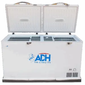 ADH BD 500L Deep Freezer – White This deep freezer has an elegant design. When it comes to the convenience of this deep freezer, is available with at least one wore-basket to organize the content correctly. With the help of cardboard boxes, you can separate out different types of food materials. This deep freezer is Easy and simple operation, It has clear operation status, more efficient and stable. The whole machine has few wearing parts. KEY FEATURES Brand: ADH Capacity: 500 Liters Easy-to-clean interior Fast Freezing Function High-Efficiency Compressor 220v-240v White Fast Freezing Function High-Efficiency Compressor 1-year warranty on both compressor and cabin