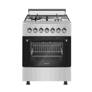 Description Hisense 60*60cm 3 Gas & 1 Electric Freestanding Cooker w/ Electric Oven Hisense HF631GEES 3 Burners Gas Electric Stove features a stylish matte finish and an easy clean oven interior. The gas burner ignites automatically and the flame can be adjusted to the desired heat intensity. The convection fan allows heat to be circulated throughout the oven thus, ensuring an even cooking temperature. Conveniently store items before or after cooking with the built-in store compartment HF631GEES has a double-layer glass door that insulates the oven which can reach temperatures over 200°C without heating the exterior of the oven. Now you can easily cook your food to your preference with the 6 functions to choose from. The HF631GEES has a flame failure device that automatically turns off the gas if the flame is extinguished. Looking forward to stir-fry like a chef, HF631GEES has a high-power dedicated wok burner that gives you an easy stir-fry. Matt finish Yes Auto Ignition Yes Convection Fan Yes Double Layer glass door Yes Easy clean interior Yes Storage compartment Yes 6 Functions Yes Wok Burner Yes Flame failure device Yes