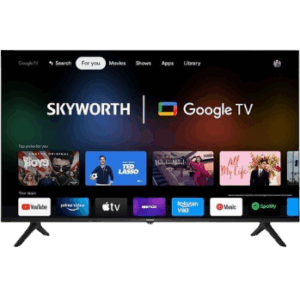 Resolution : 1366 x 768 HDMI x 2 USB x 2 Google TV HDR10 / HLG Google Assistant & Chromecast Youtube/Netflix/Prime Video/DSTV 3 Year Warranty