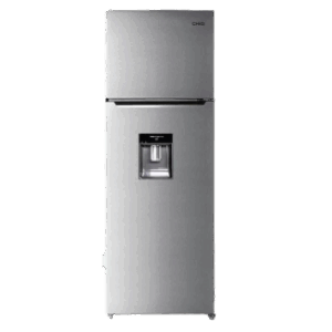 SPECIFICATIONS 270 Liters Low Noise Dark Silver Color Environmental Friendly Technology Double door refrigerator LED Lamp Defrost Type: Defrost Fast freeze function Refrigerator Type: Double Door Refrigerator Multi-air flow system Precise temperature control Interior led light for fridge compartment