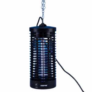 Geepas high voltage insect killer attracts flying insects through its light such as mosquitoes, flies, and moths into an electrically charged grid, destroying them quickly and hygienically.