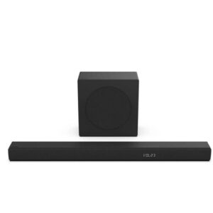 Hisense 3.1Ch Sound Bar with Wireless Subwoofer, 480W, DTS Vritual: X, Dolby Digital Plus, Bluetooth 5.3, EzPlay, Roku TV Ready, HDMI/AUX/ARC/Optical/USB, Energy Star (HS3100, 2024 Model) - Multicolor
