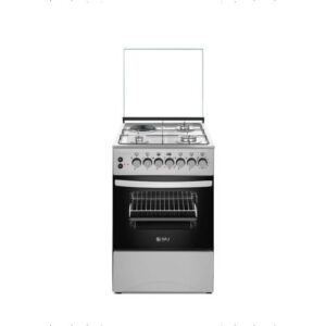 SPJ 50 X 50cm 3 Gas Burner + 1 Electric Plate Premium Cooker With Electric Oven – Stainless Steel – Made In Turkey (3YR WRTY)