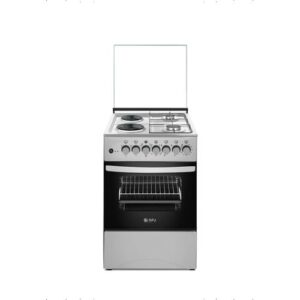 SPJ 50 X 50cm 2 Gas Burner + 2 Electric Plate Premium Cooker With Electric Oven – Stainless Steel – Made In Turkey (3YR WRTY)