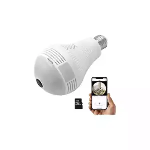 Features: Full 360-degree panoramic view Full HD 1080P resolution Infrared night vision Motion detection Two-way audio Discreet and easy to use Blends in seamlessly with existing lighting