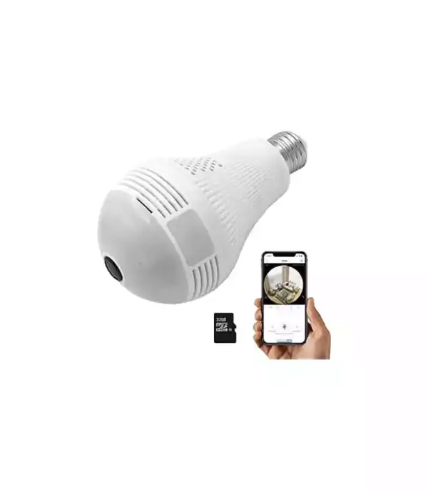 Features: Full 360-degree panoramic view Full HD 1080P resolution Infrared night vision Motion detection Two-way audio Discreet and easy to use Blends in seamlessly with existing lighting
