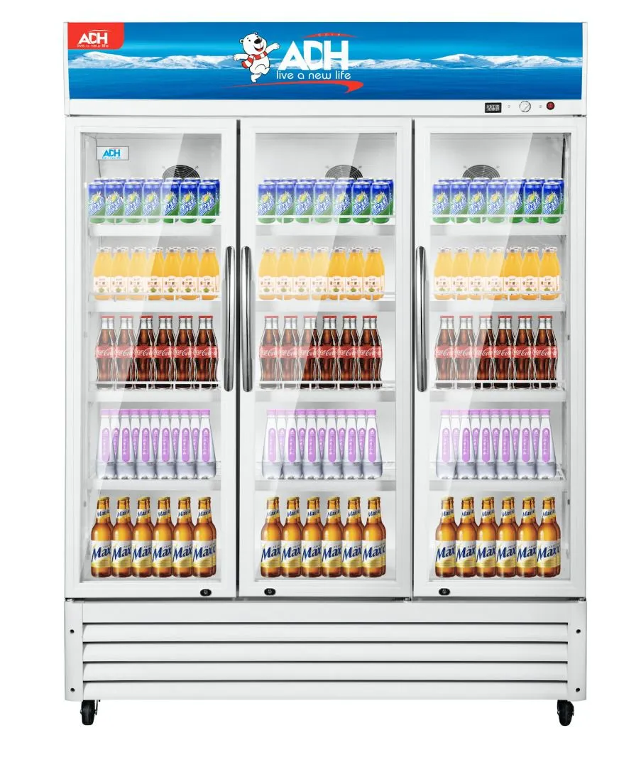 Product Name: ADH 1035L Display Fridge Capacity: 1035L Colour: White Warranty: 1 year