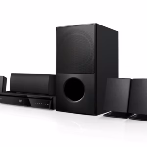 5.1 channel surround sound for immersive audio experience 1000W power output for powerful and clear sound Region-free DVD player for playing DVDs from any region FM radio for listening to your favorite stations Satellite speakers for optimal placement and sound distribution Compatible with LG projectors and smart TVs for seamless integration
