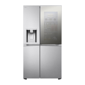X2672 - Top Home Appliances Ug LG Refrigerator 635Ltrs | Mirror InstaView Door-in-Door | UVnano™ GC-X267MSEW Noble Steel 635 Ltrs Net Storage Capacity Inverter Linear Compressor InstaView Door-in-Door™ ThinQ (Wi-fi) Door Cooling+™ Water and Ice Dispenser with UV Nano Self-Cleaning Water Dispenser Hygiene Fresh+™ The intelligent air filter can not only remove bacteria up to 99.999%, but also minimize bad odor in the refrigerator.