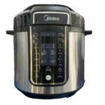 For stir-fries and pressure cooking. Power 1000W Multi-function 90min operation Stainless Steel Cover