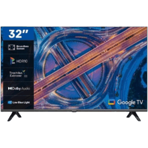 Key Features Resolution : 1366 x 768 HDMI x 2 USB x 2 Google TV HDR10 / HLG Google Assistant & Chromecast Youtube/Netflix/Prime Video/DSTV 3 Year Warranty